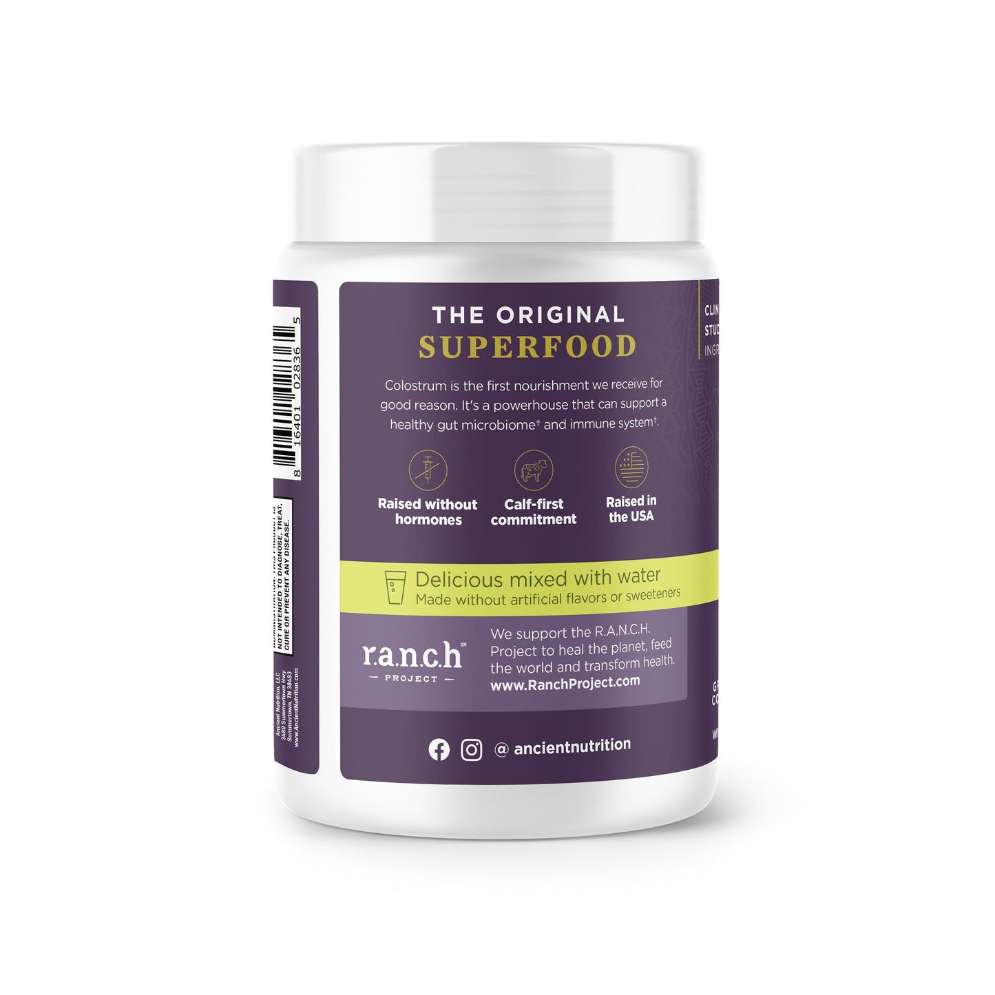 Colostrum w/Probiotics Lemon Bar 60srvgs
