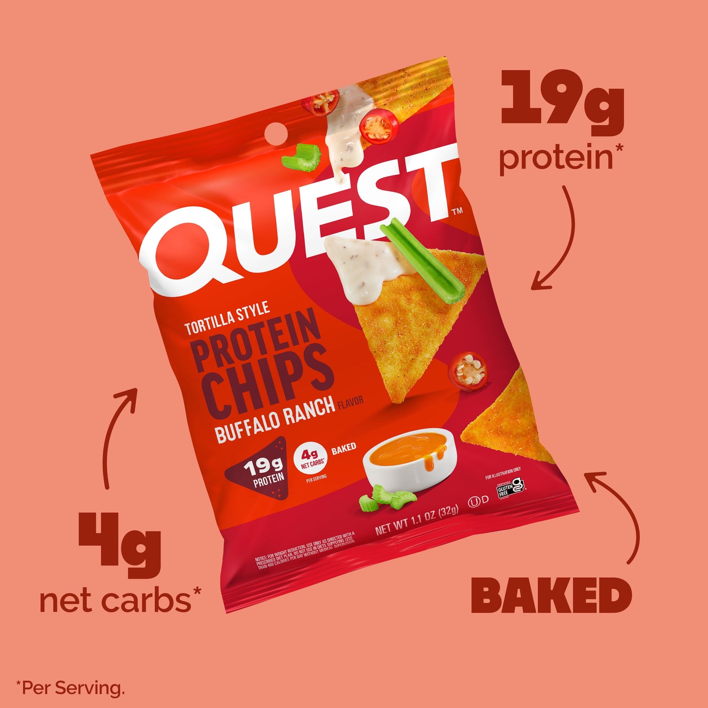 Quest Protein Chips Buffalo Ranch