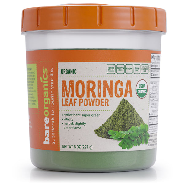 Organic Moringa Leaf Powder 8oz 57srvgs