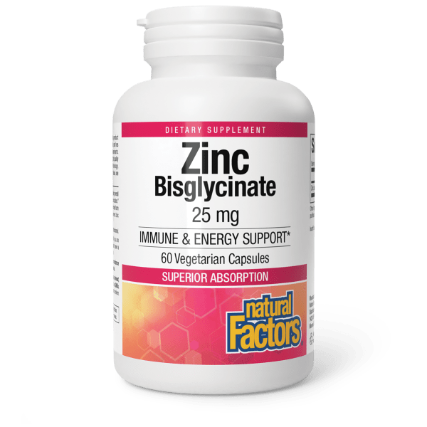 Zinc Bisglyinate 25mg 60srv