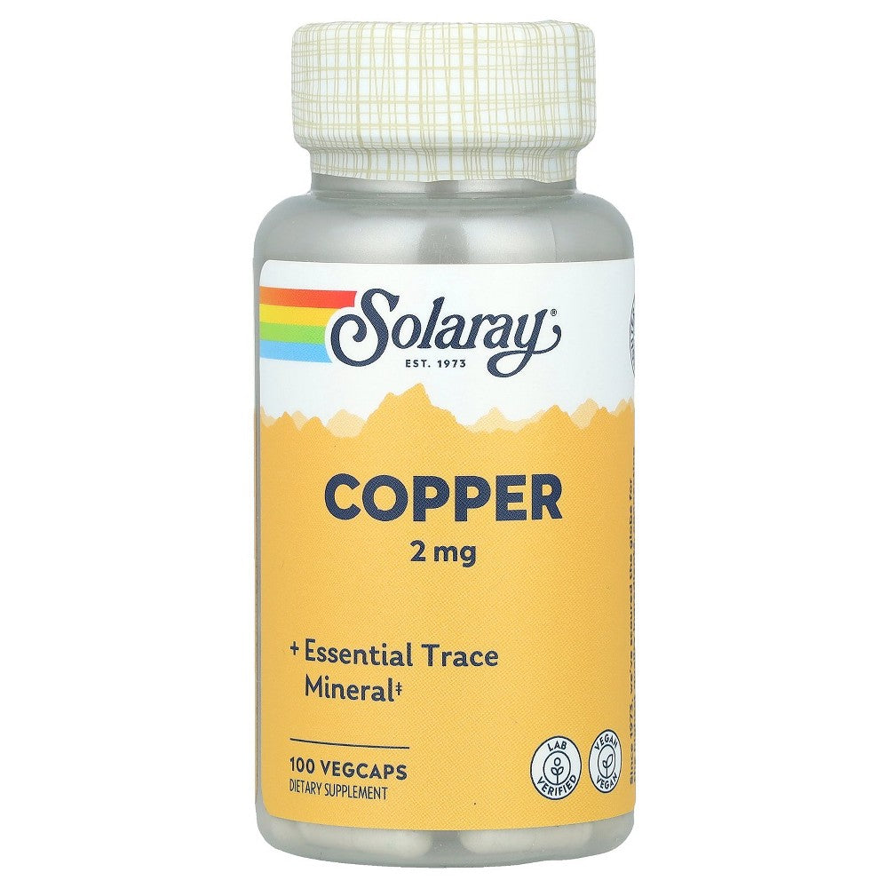 Copper 2mg 100ct