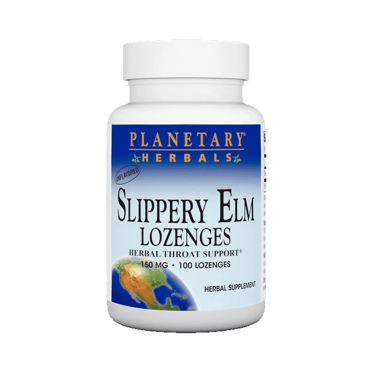 Slippery Elm Lozenges 150mg 100ct