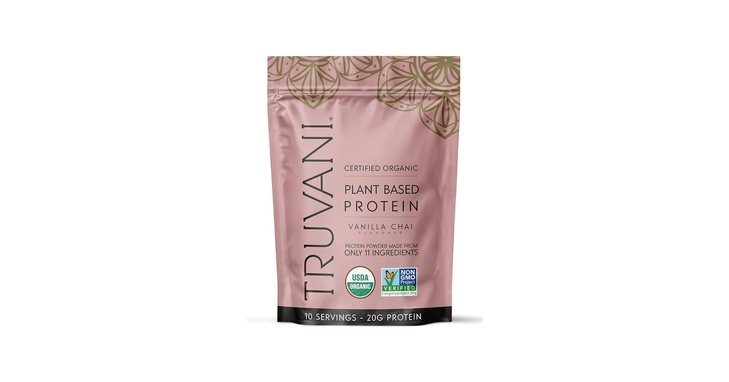 Certified Organic Plant Based Protein Vanilla Chai 11oz 10srv