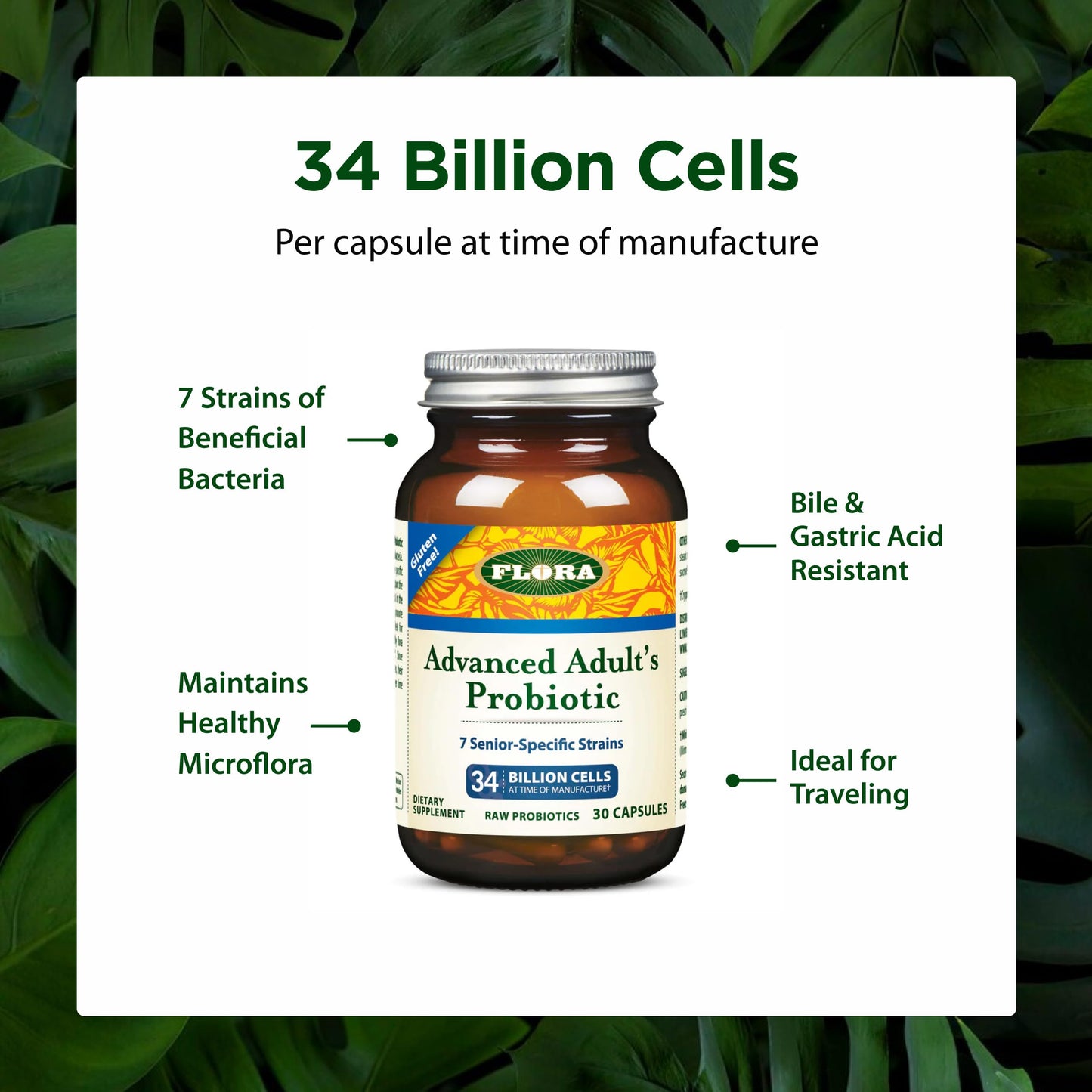 Advanced Adult Probiotics 34billion 30ct