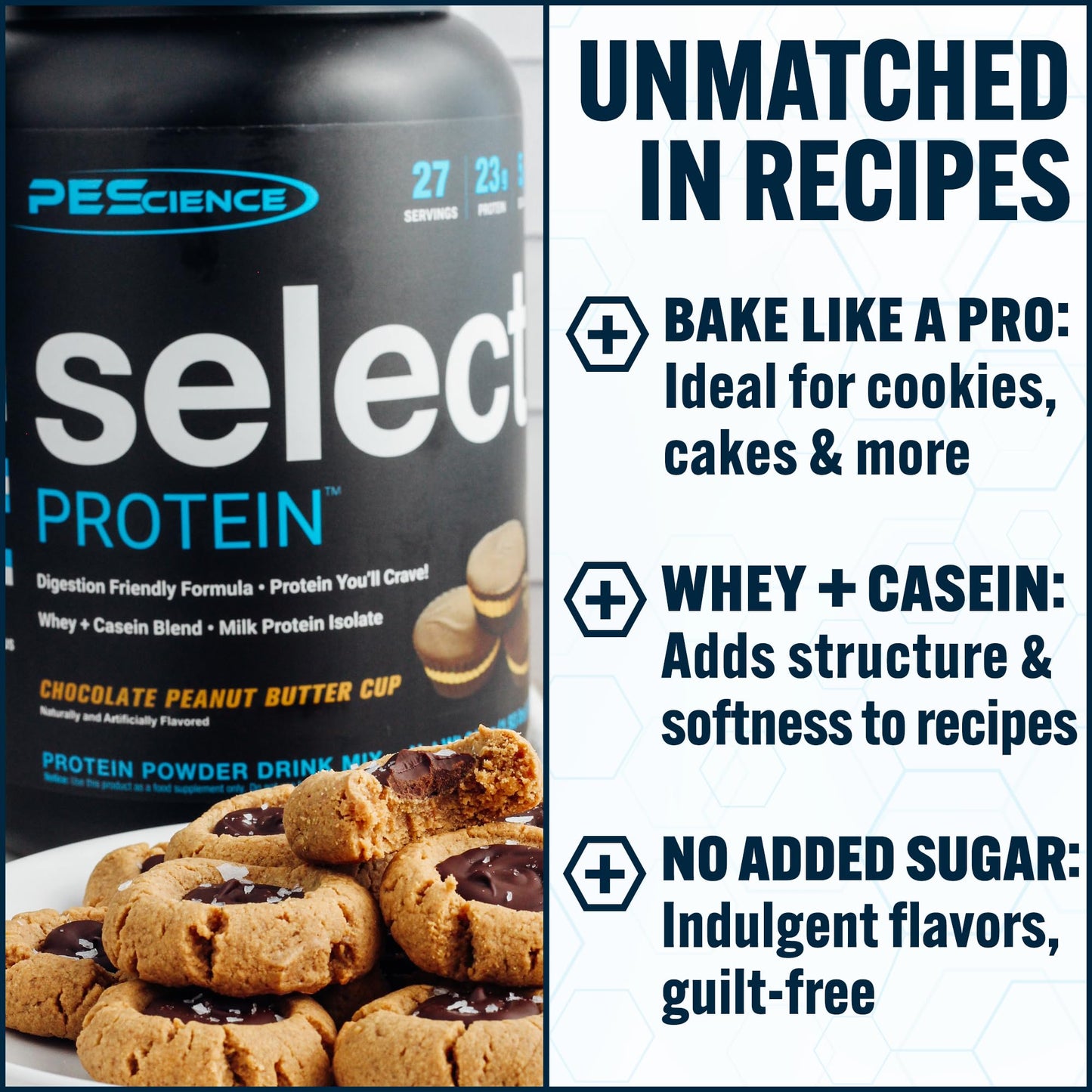 Select Protein Peanut Butter Cookie 2lbs 27srv