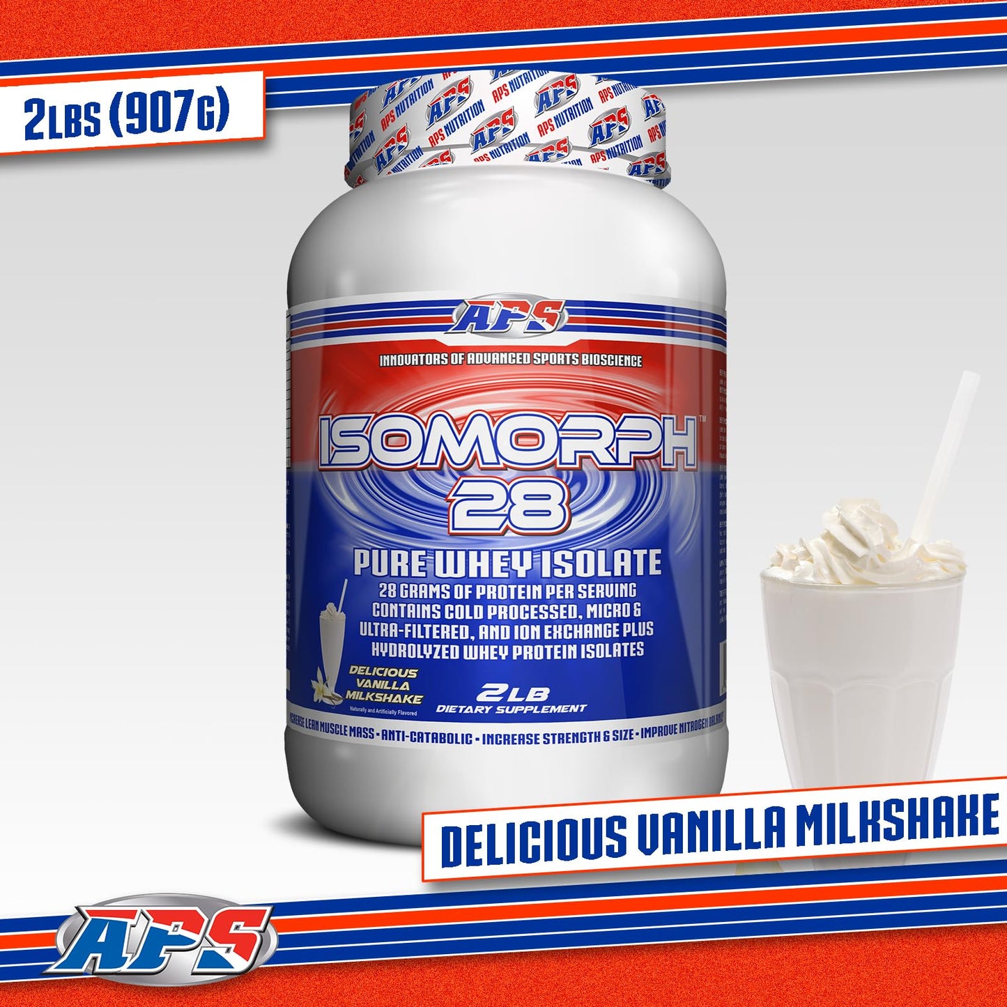 Isomorph Strawberry Milkshake 2lb 27srv