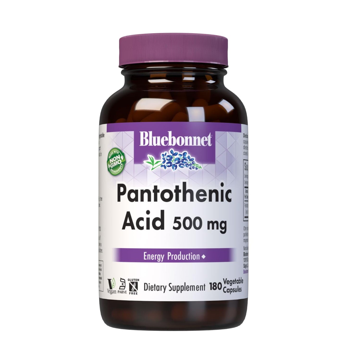 Pantothenic Acid 500mg 180ct