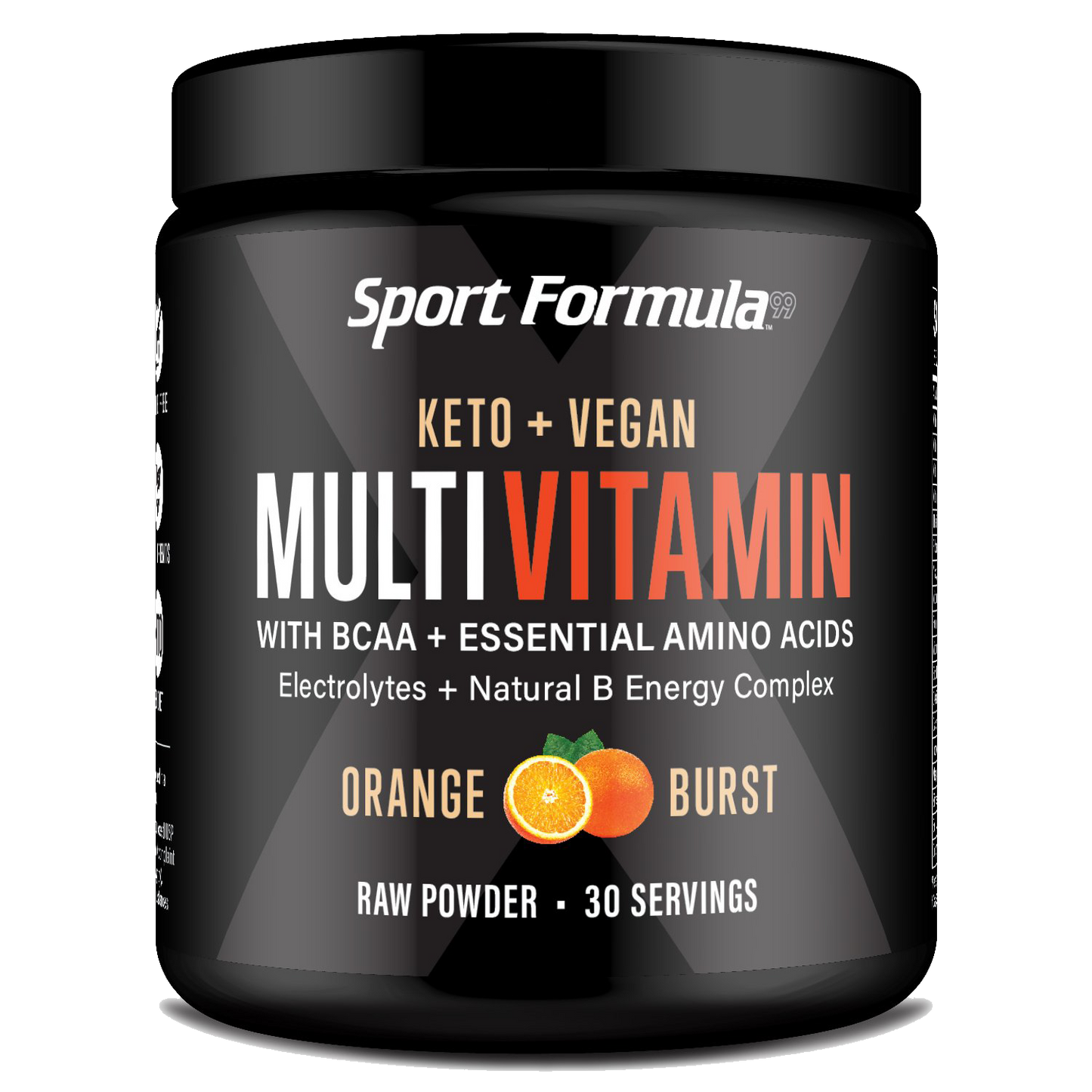 Powder Multivitamin Tub Orange Burst 30srvgs