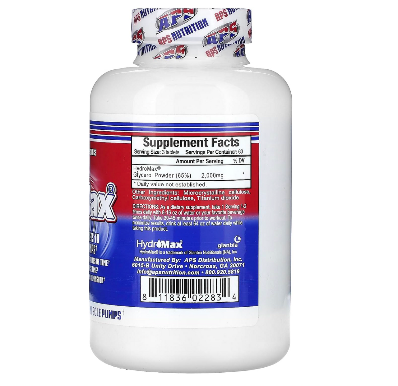 Hydromax 180ct 2000mg
