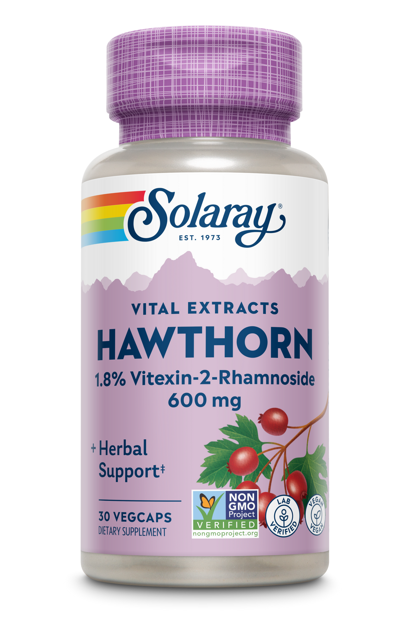 Hawthorn Aerial Extract One Daily 600mg 30ct