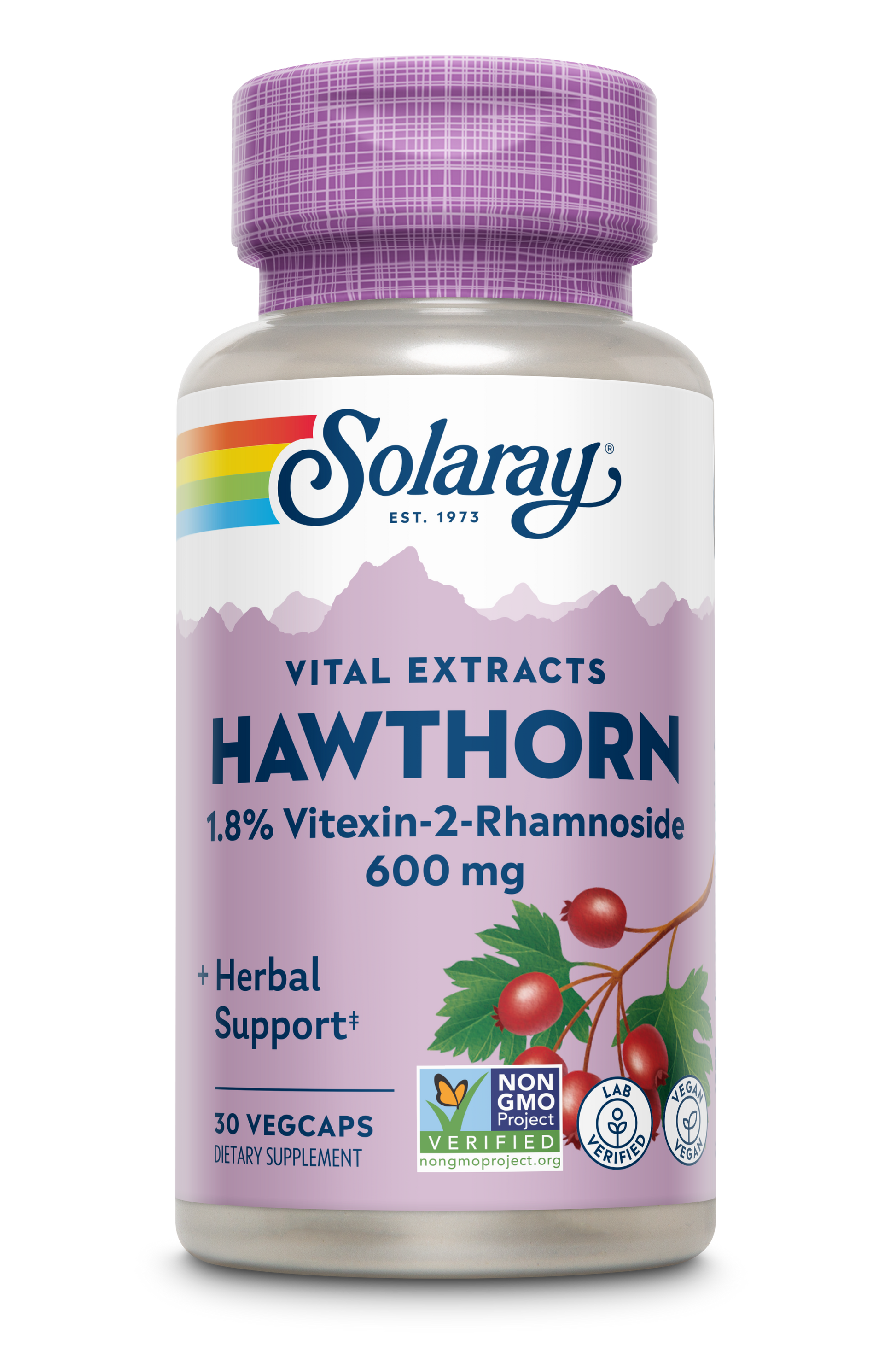 Hawthorn Aerial Extract One Daily 600mg 30ct