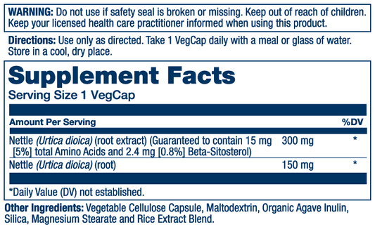 Nettle Root Extract 300mg 60ct