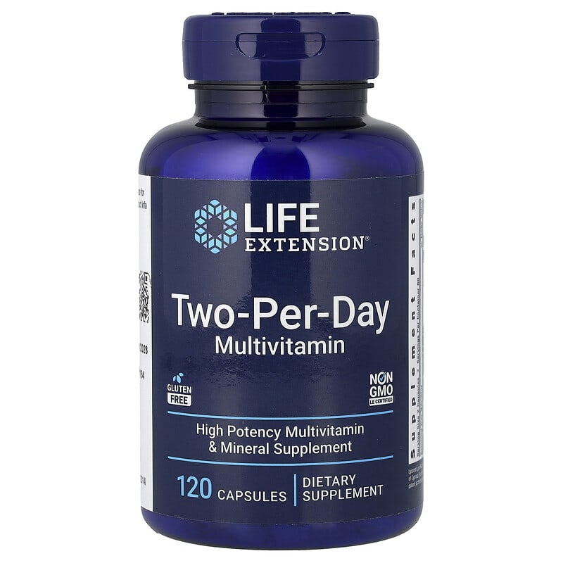 Two-Per-Day Multivitamin 120 Capsules