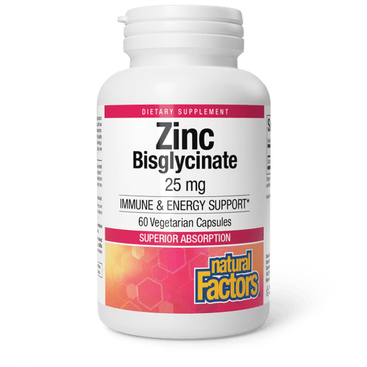 Zinc Bisglyinate 25mg 60srv