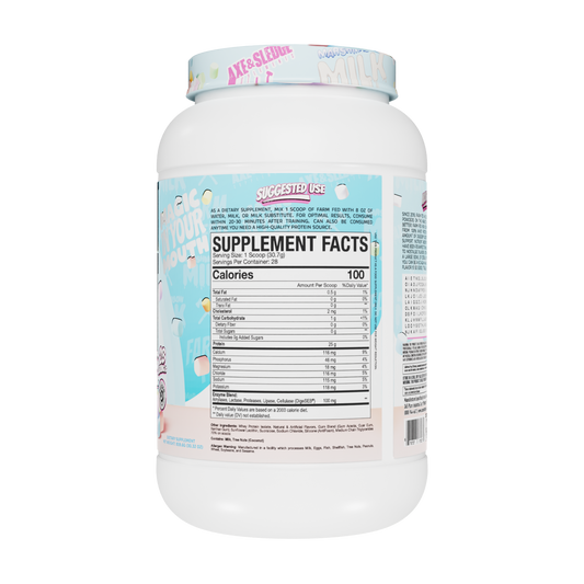 Marshmallow Milk.  FARM FED serv.28   30.32 oz