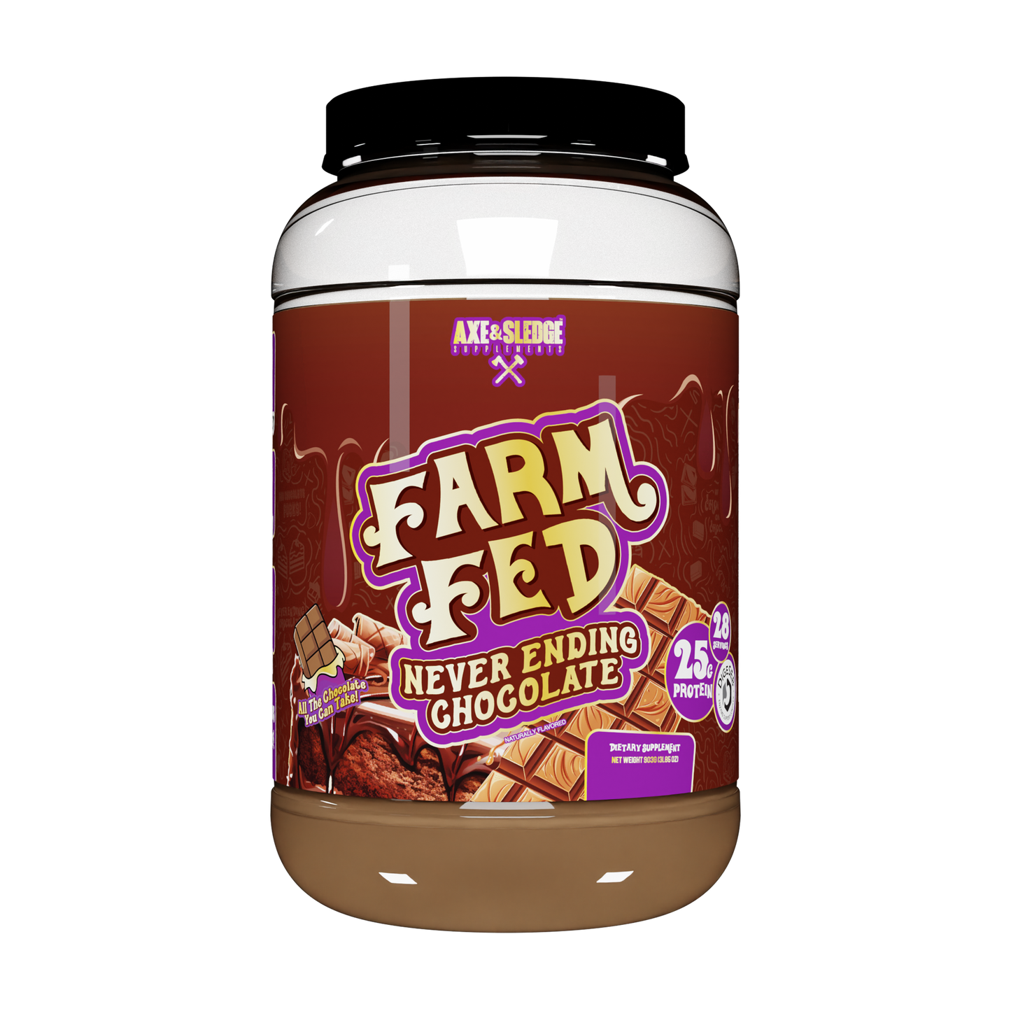 Farm Fed Whey Isolate Never Ending Chocolate