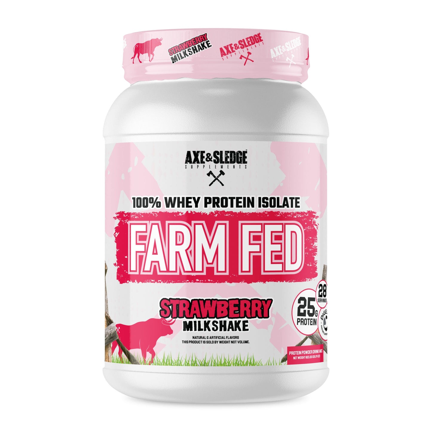 FarmFed Protein 25g Strawberry Milkshake 28srvgs
