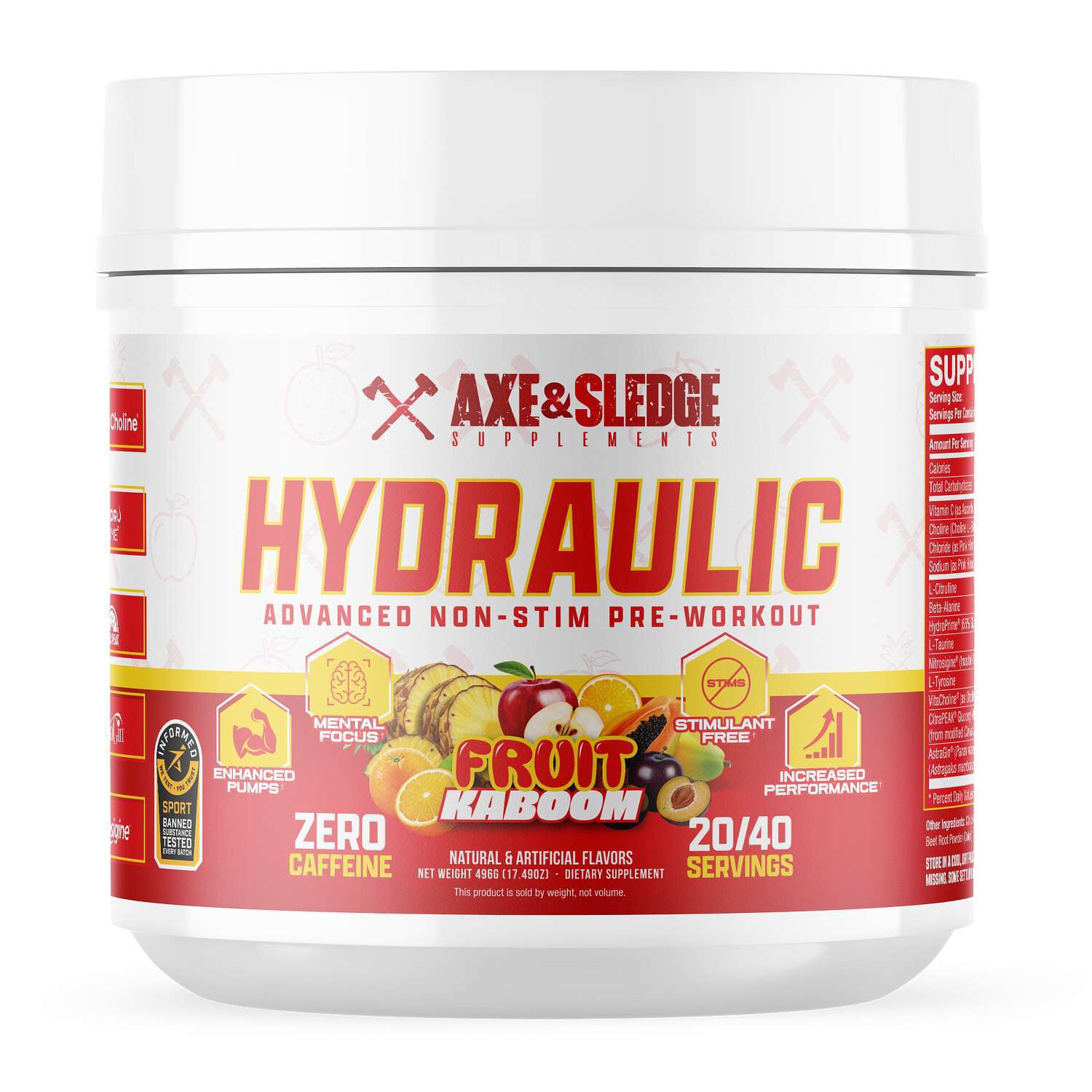 Hydraulic² Deadlifts & Gummy Bears 40srvgs