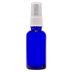 Blue Glass Bottle With Mister 4oz