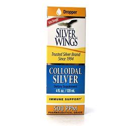 Colloidal Silver Dropper 500ppm 4fl oz 24srv