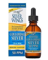 Colloidal Silver Dropper 50ppm 2fl oz 12srv