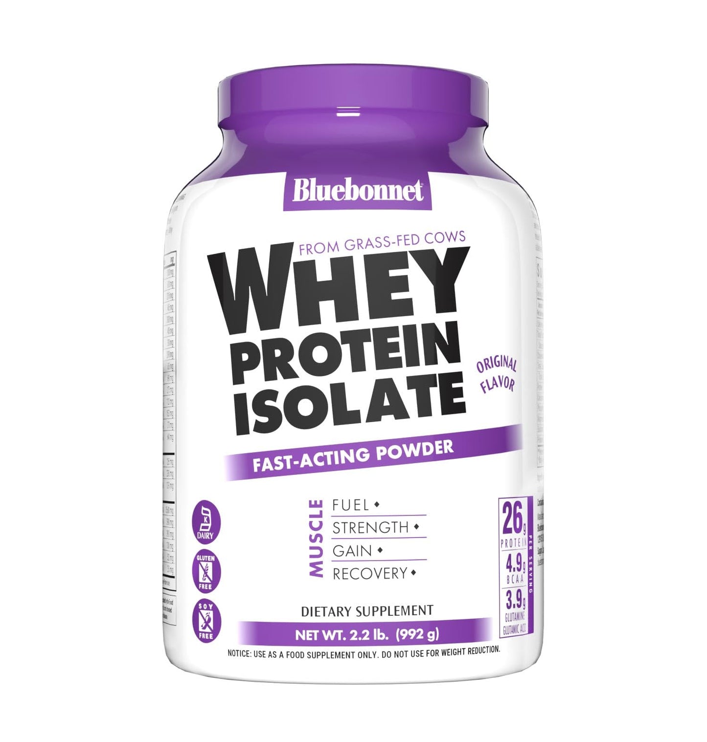 Whey Protein Isolate Original 2.2lbs