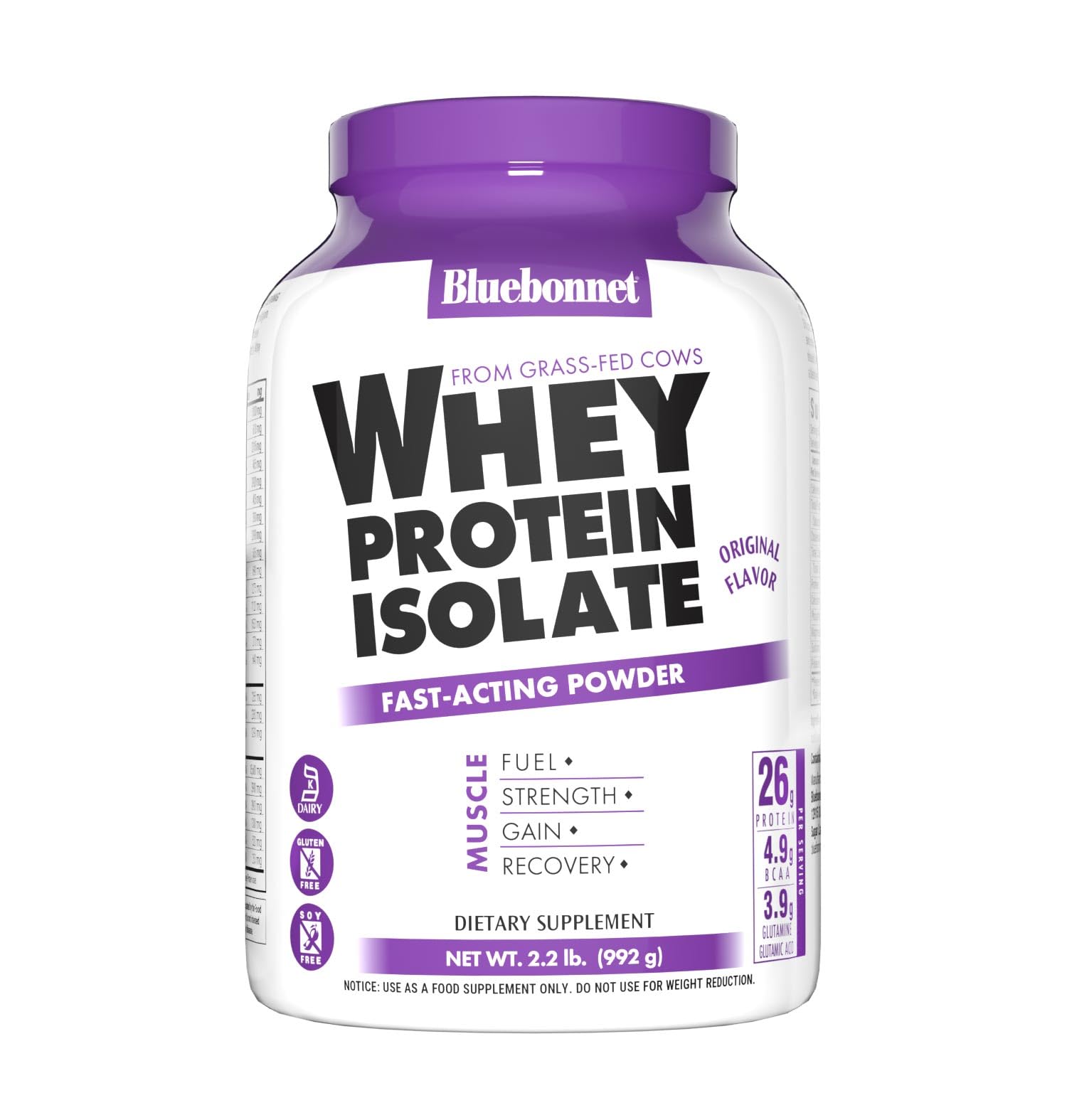 Whey Protein Isolate Original 2.2lbs