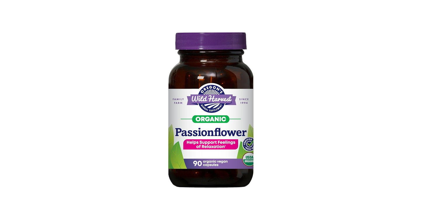 Passion Flower 90ct 800mg 45srv