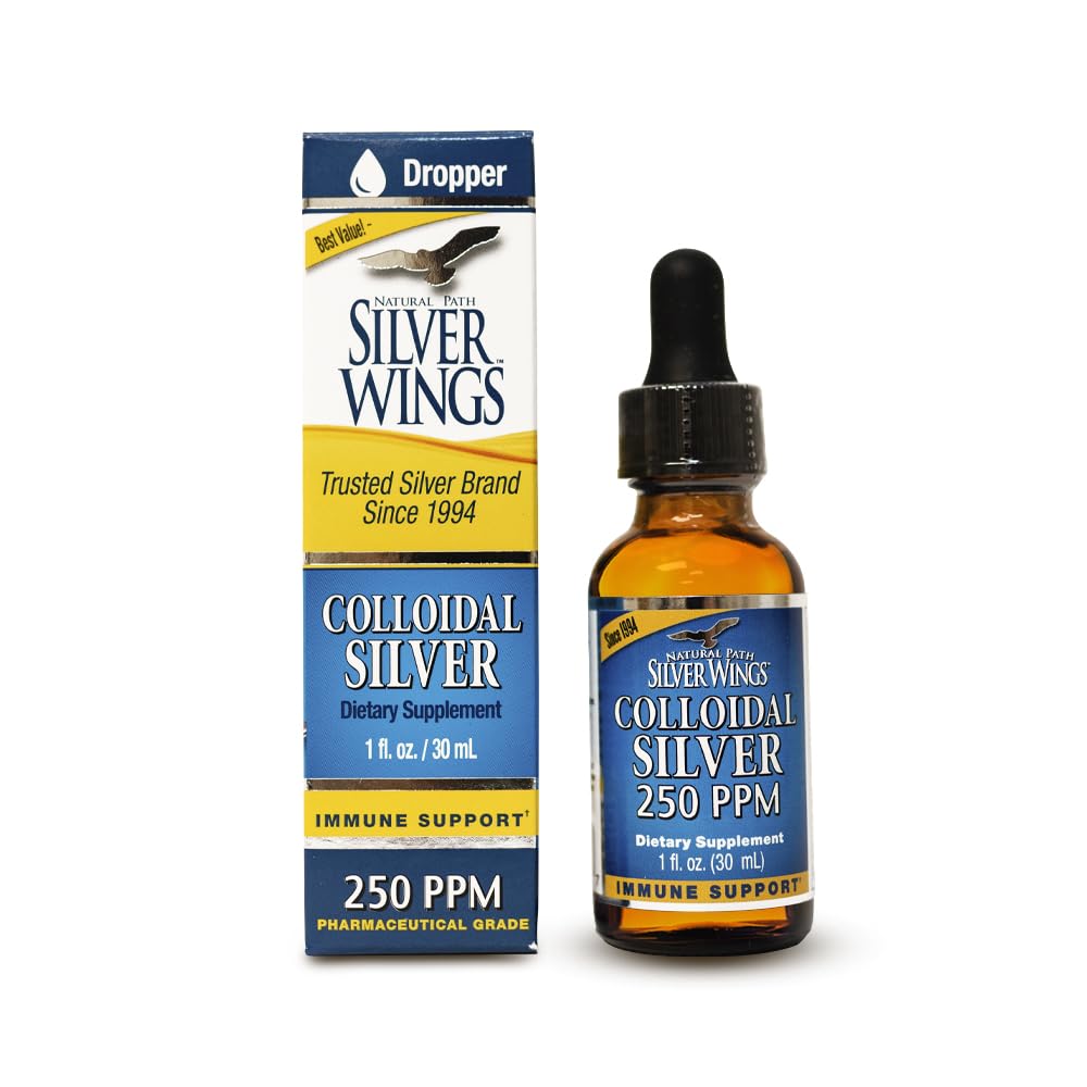 Colloidal Silver Dropper 250ppm 1fl oz 6srv