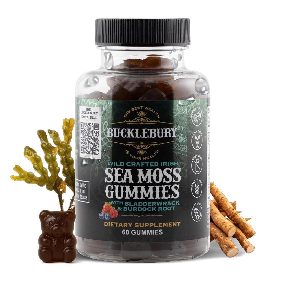 Sea Moss Gummies W/Bladderwrack & Burdock 60ct