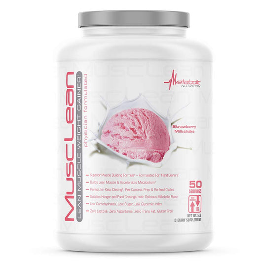 Musclean Strawberry Milkshake 5lbs 50srv