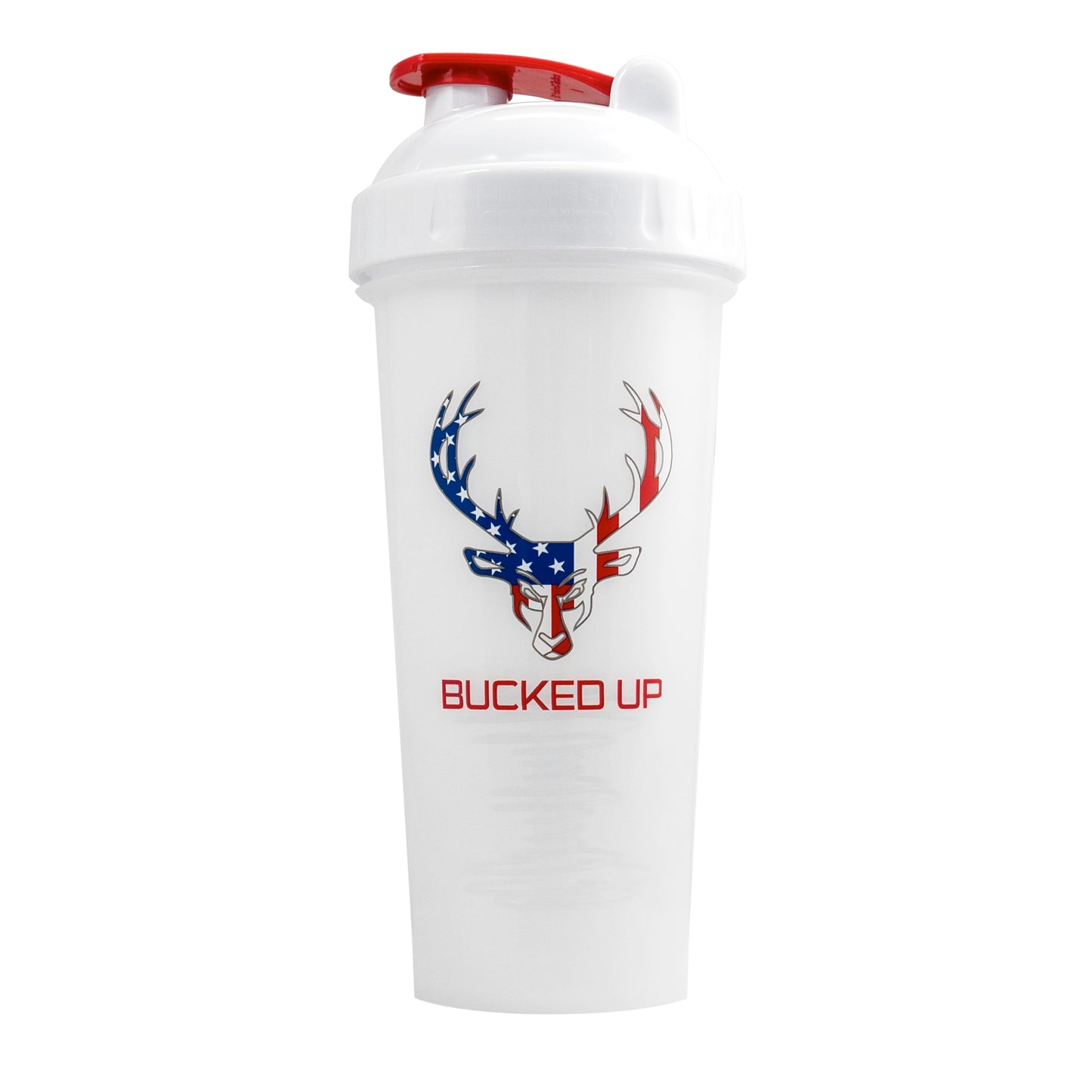 BuckedUp Shaker White/Red Top