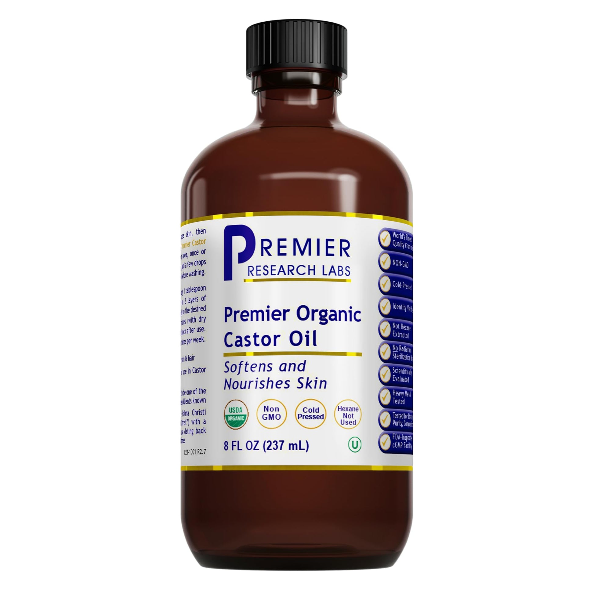 Organic Castor Oil 8oz