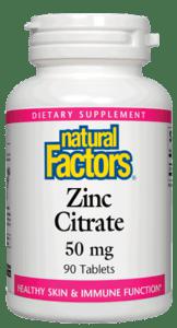 Zinc Citrate 50mg 90ct