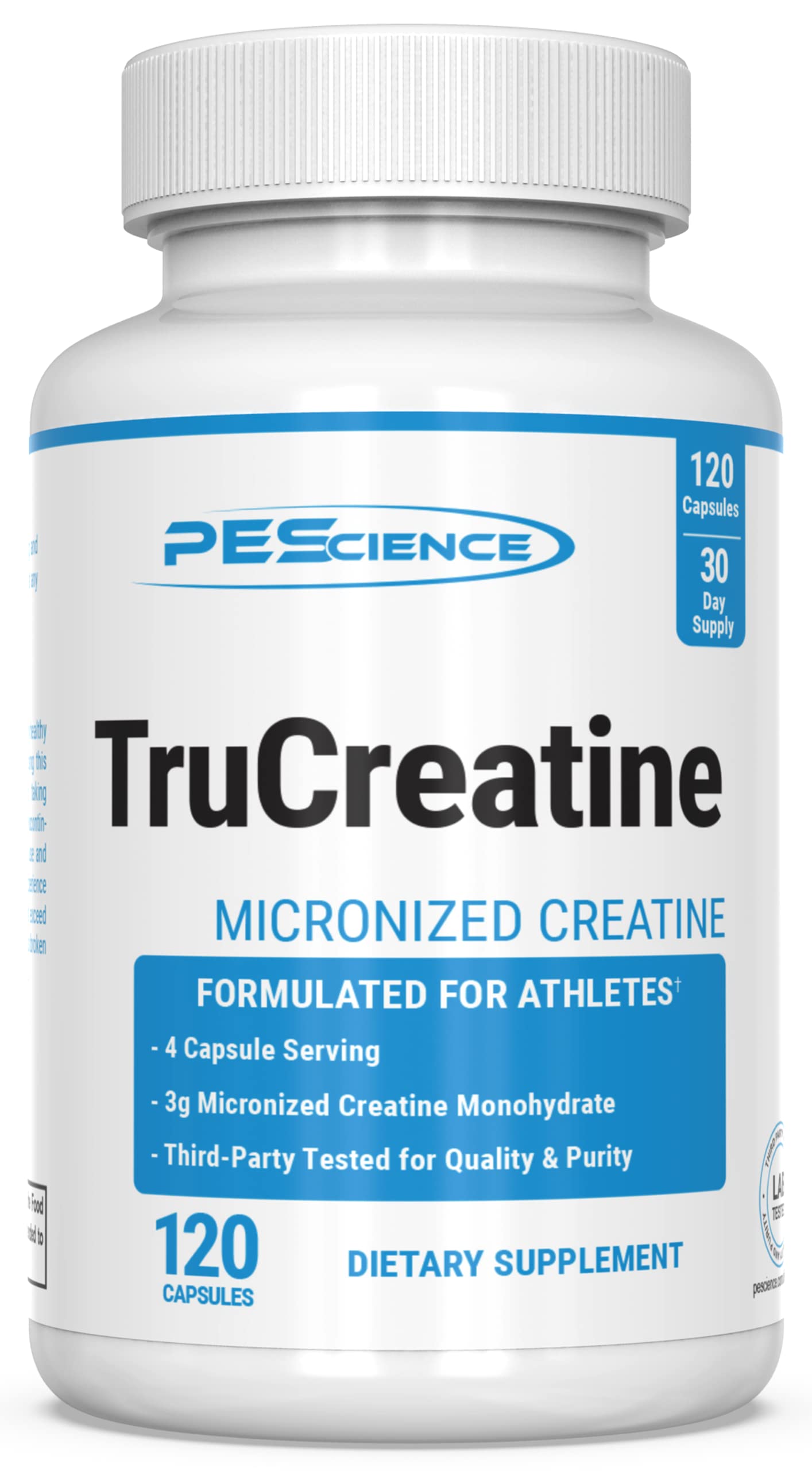 TruCreatine Capsules 120ct 30srvgs