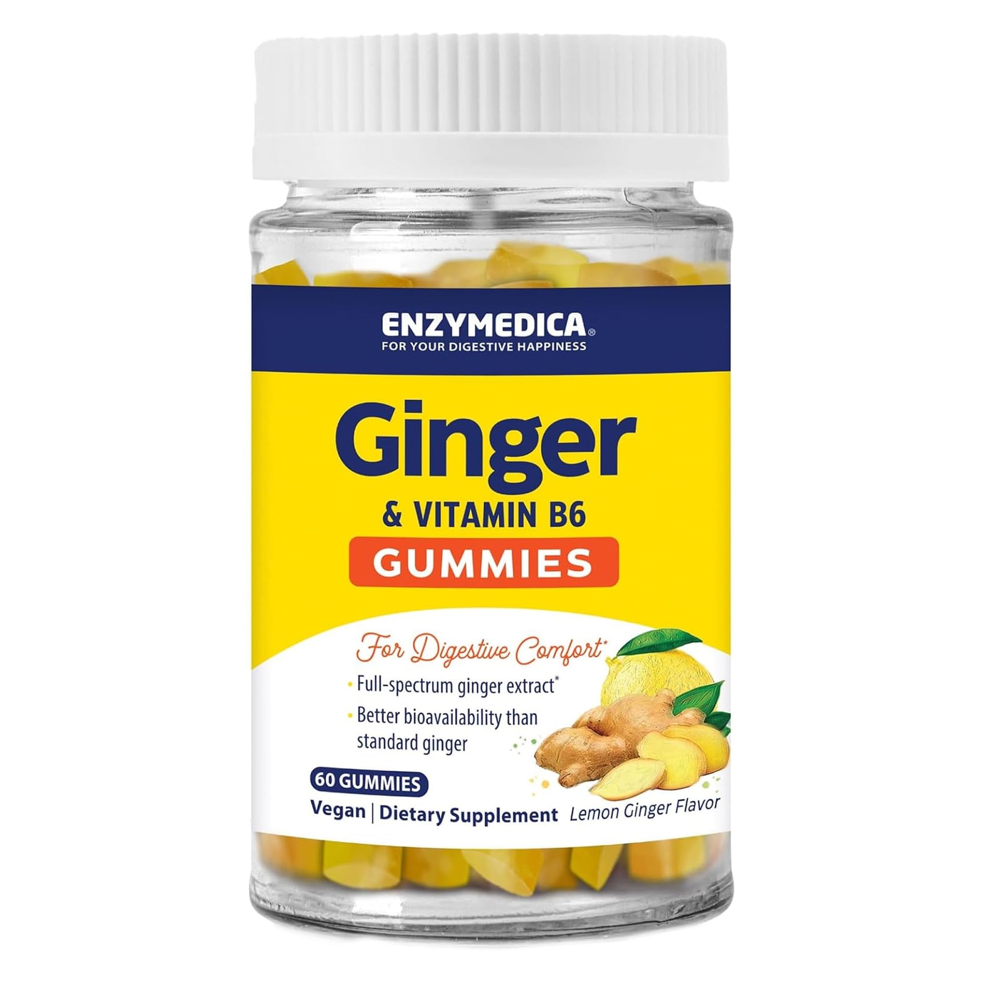 Ginger & B6 Gummies 60ct