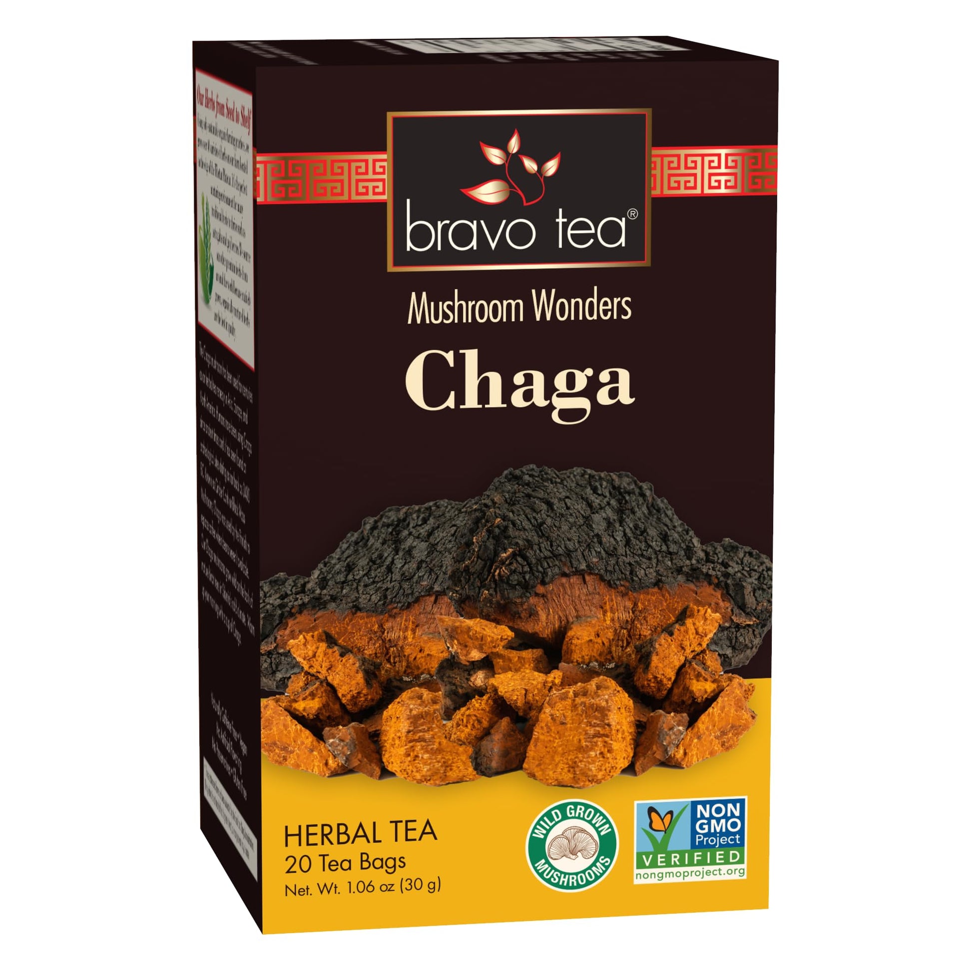 Chaga Mushroom Herbal Tea 20ct
