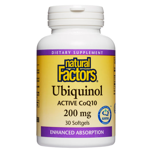Ubiquinol 200 Mg 30 Softgels