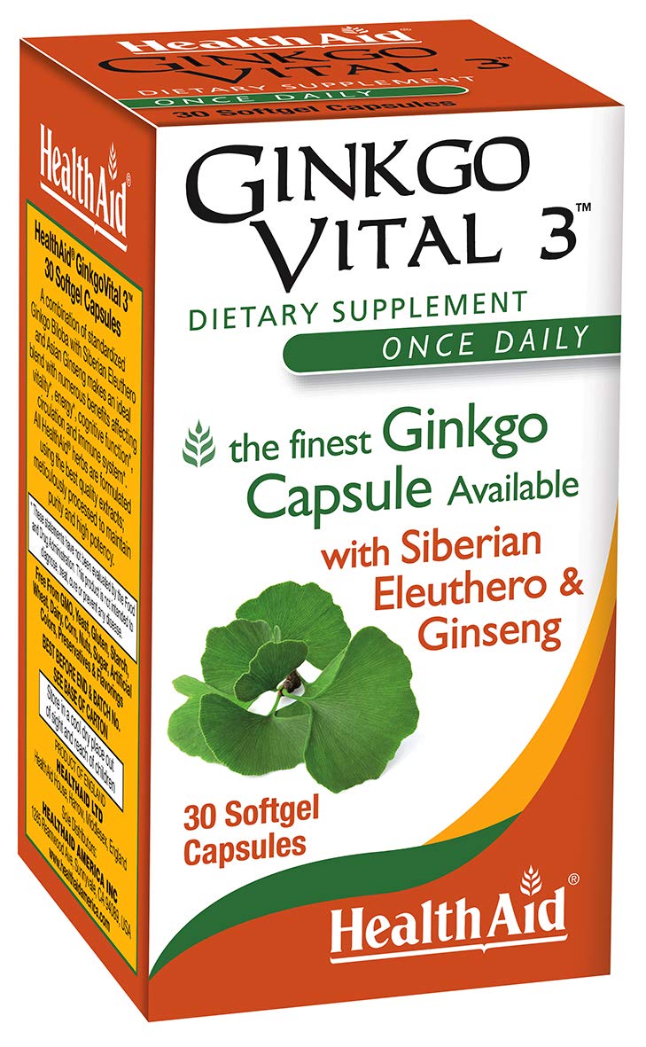 Ginkgo Vital 3 One-A-Day 30ct