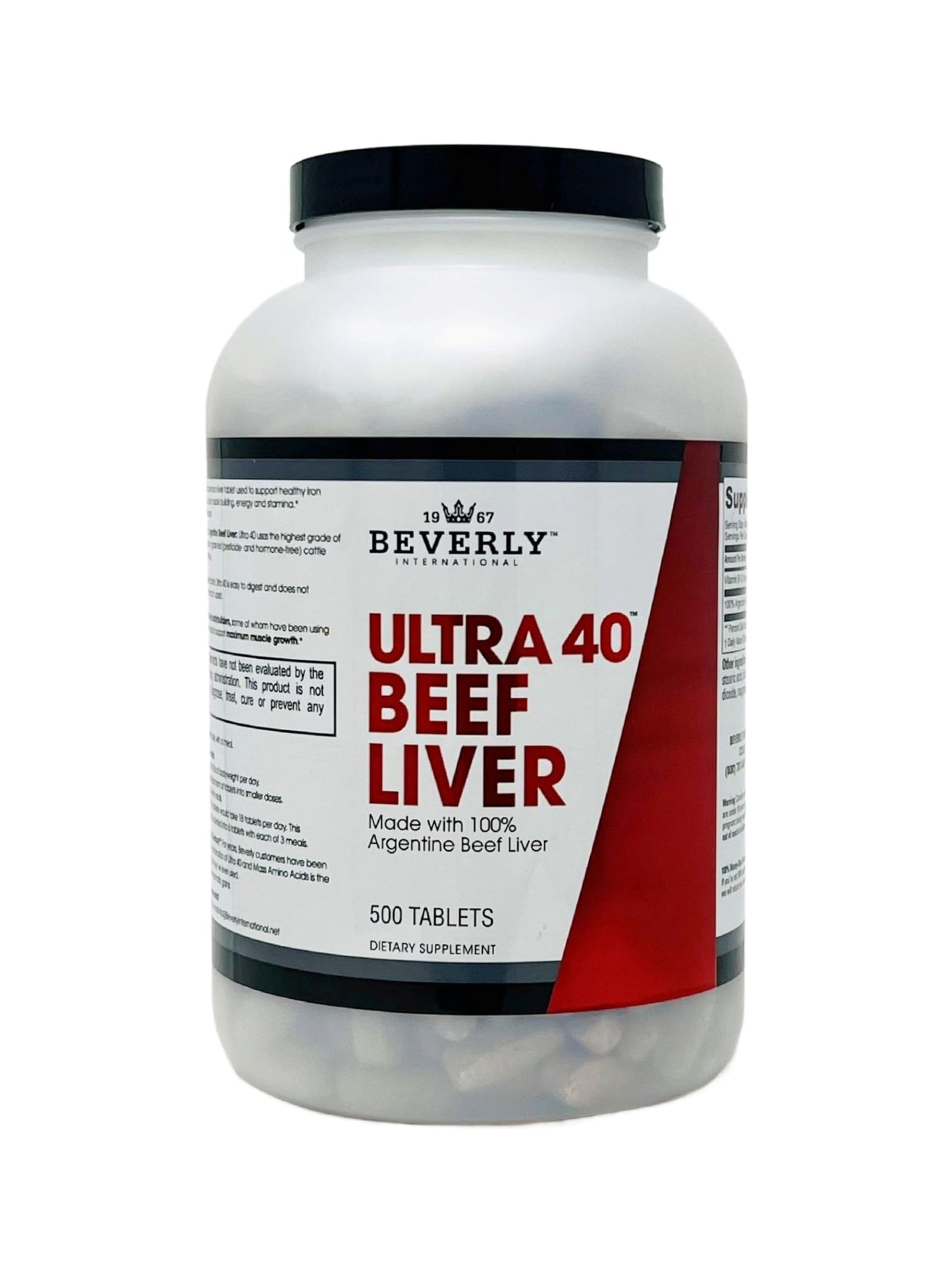 Ultra 40 Beef Liver 500ct