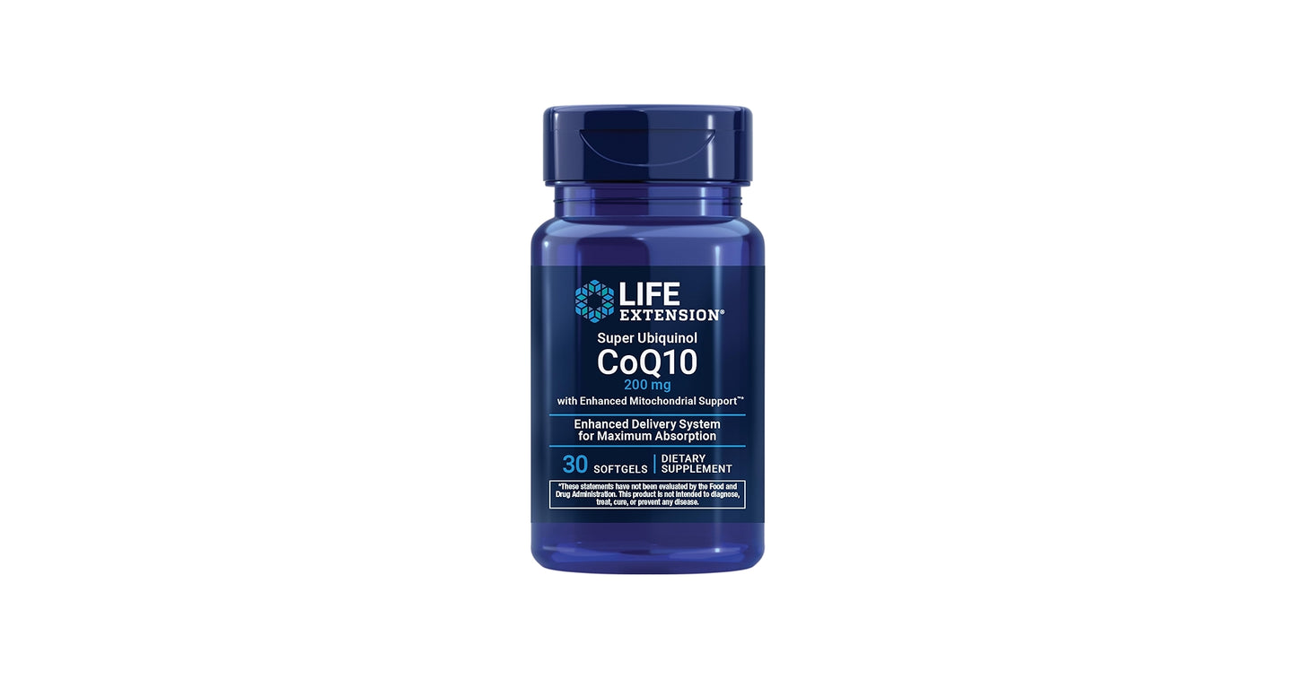 Super Ubiquinol CoQ10 w/Enhanced Mitochondrial Support 60ct