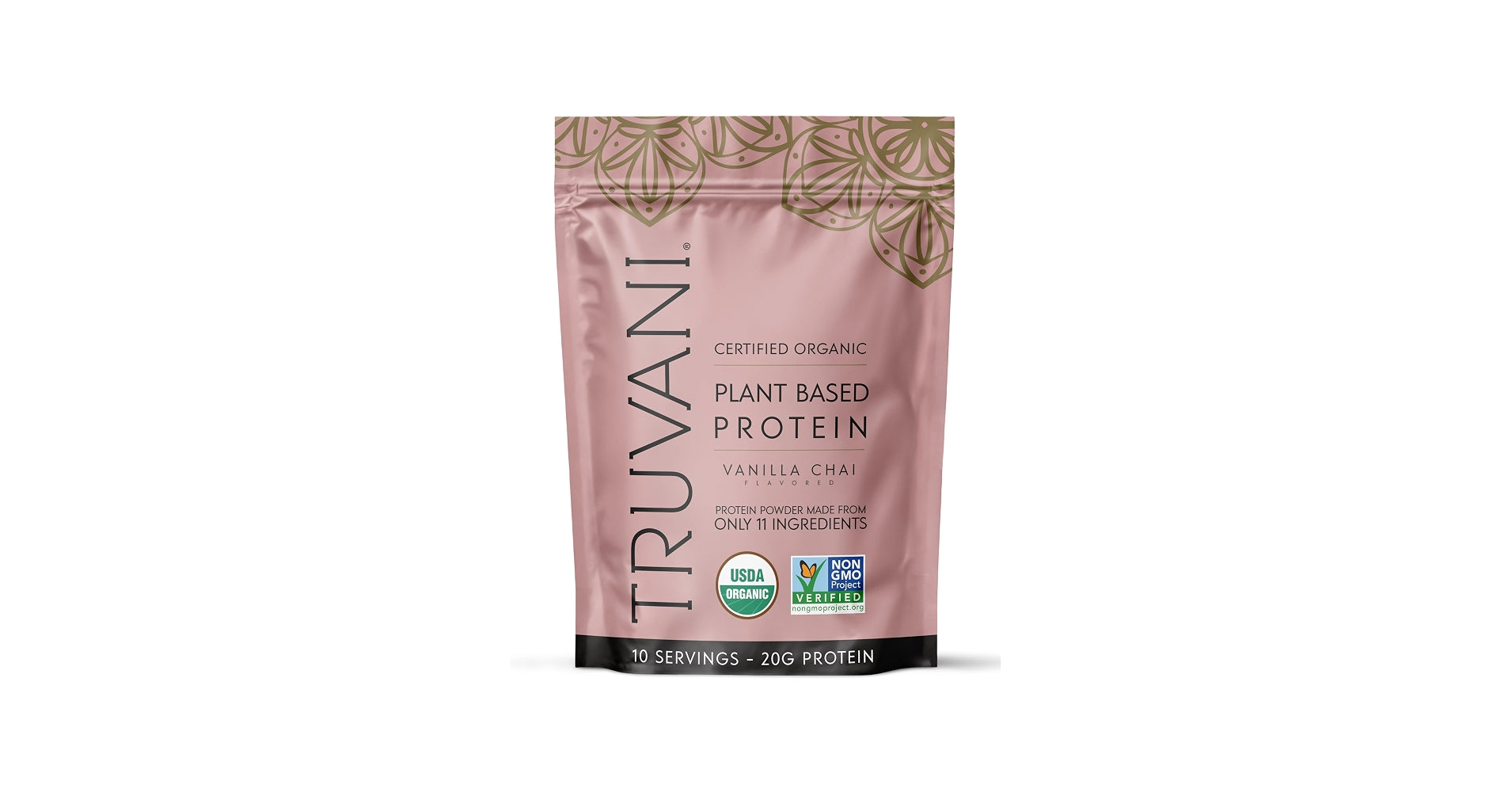 Certified Organic Plant Based Protein Vanilla Chai 11oz 10srv