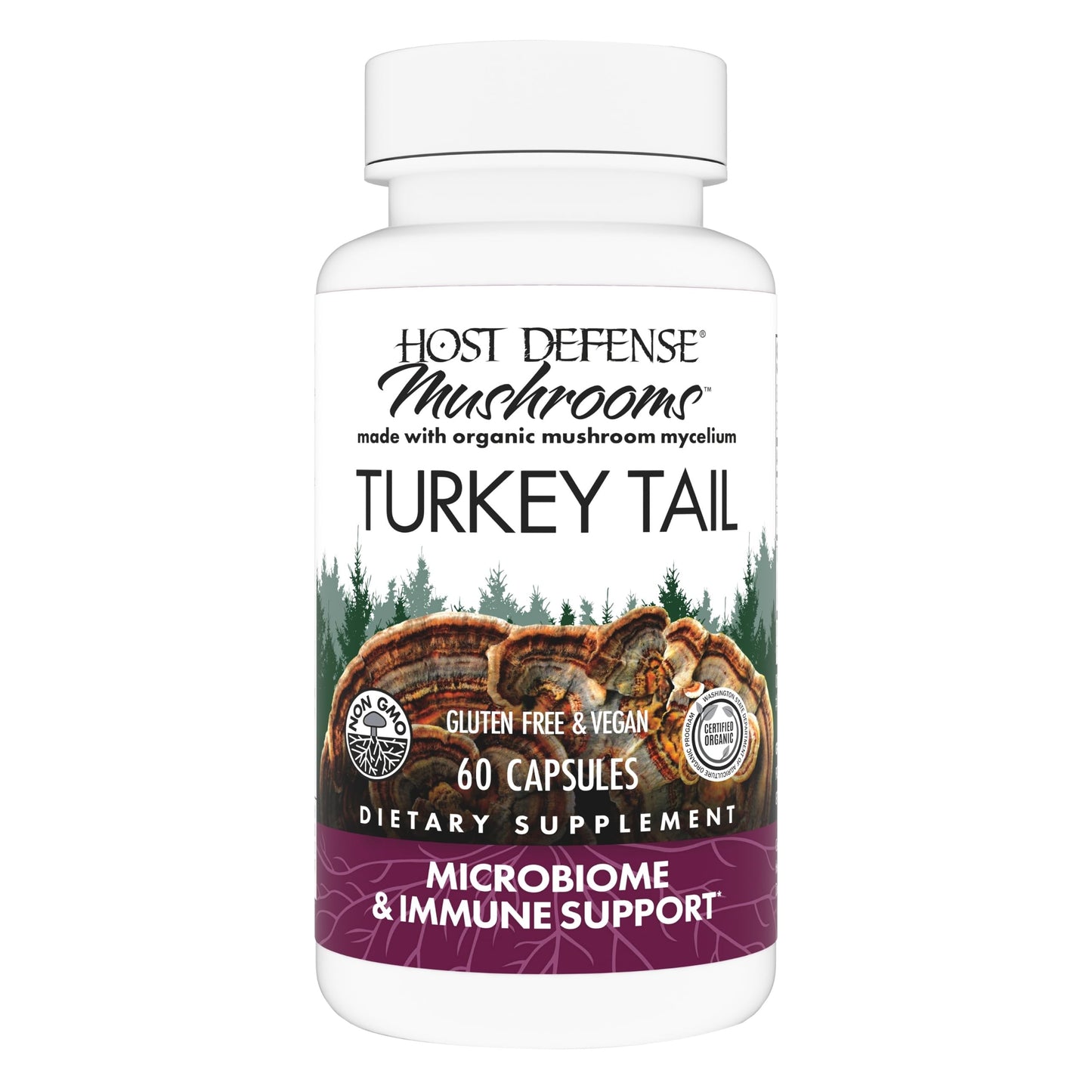Turkey Tail 120ct 60srv