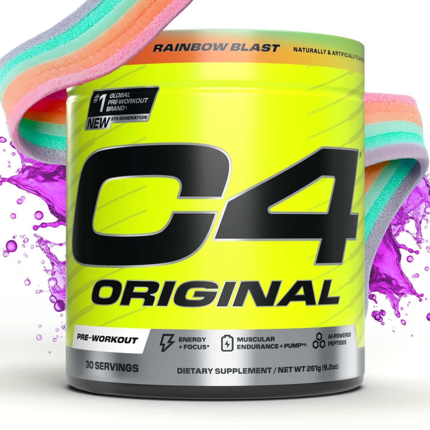 C4 Original Rainbow Blast 30srvgs