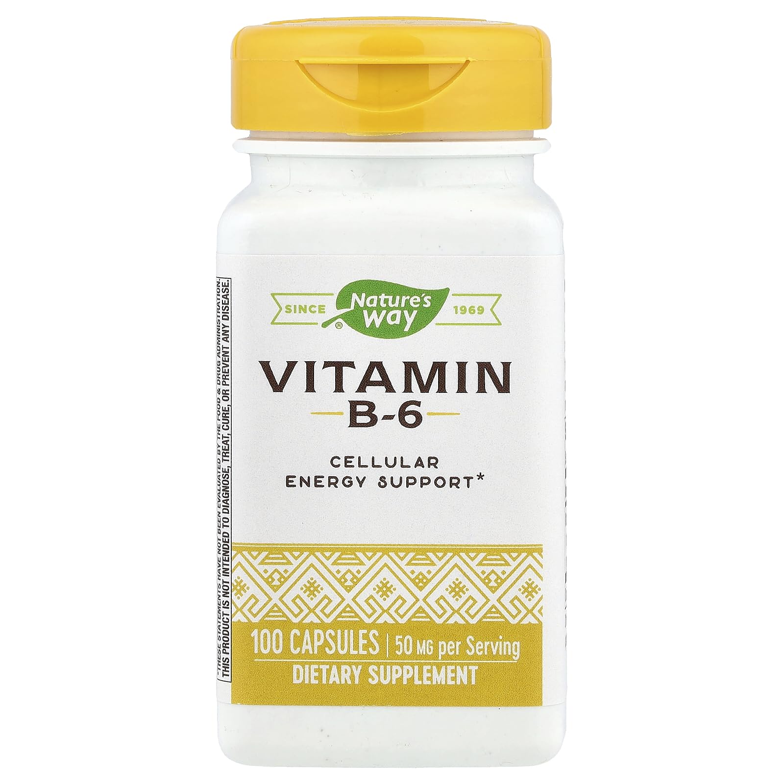 Vitamin B6 50mg 100ct