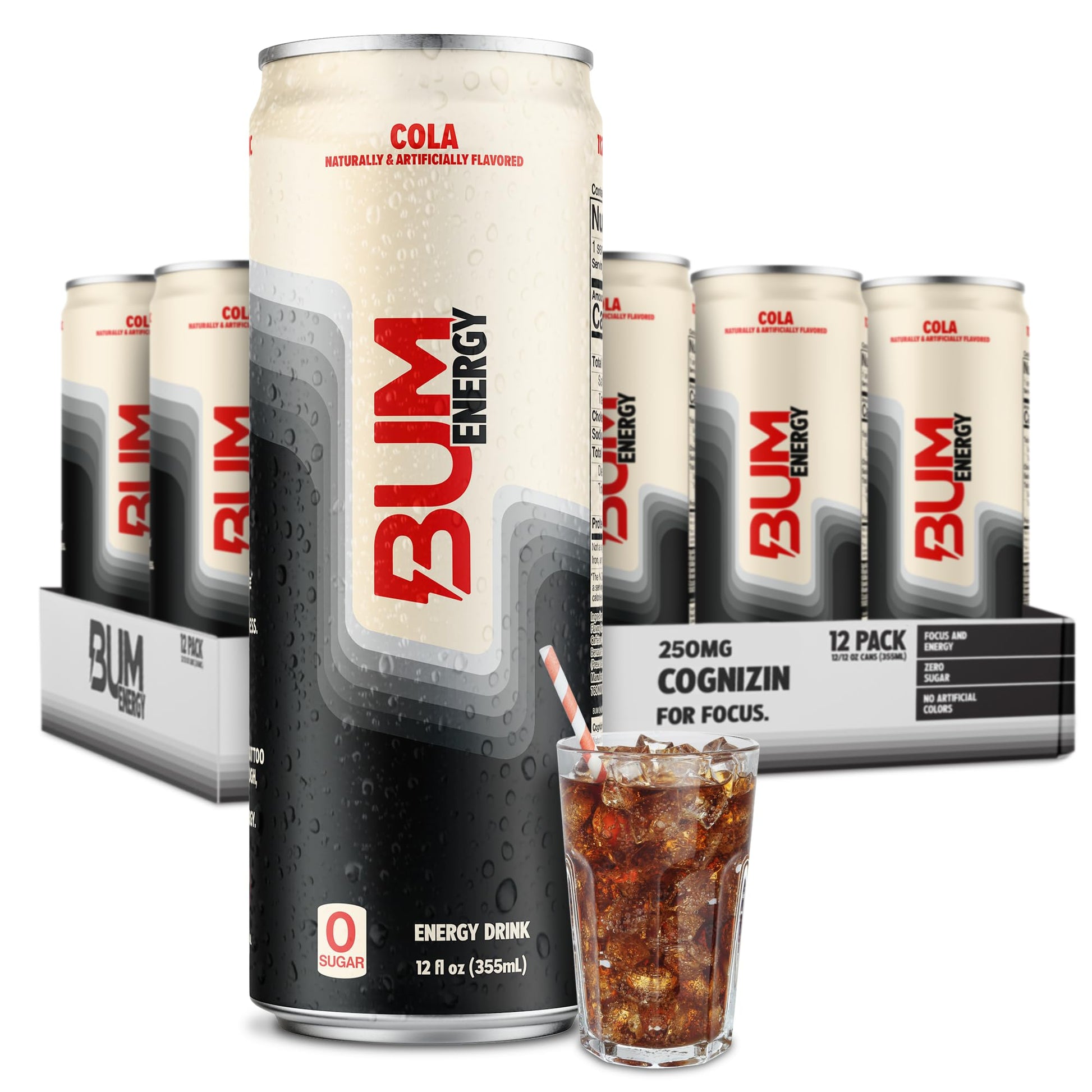 BUM Energy Preworkout RTD Cola 12oz
