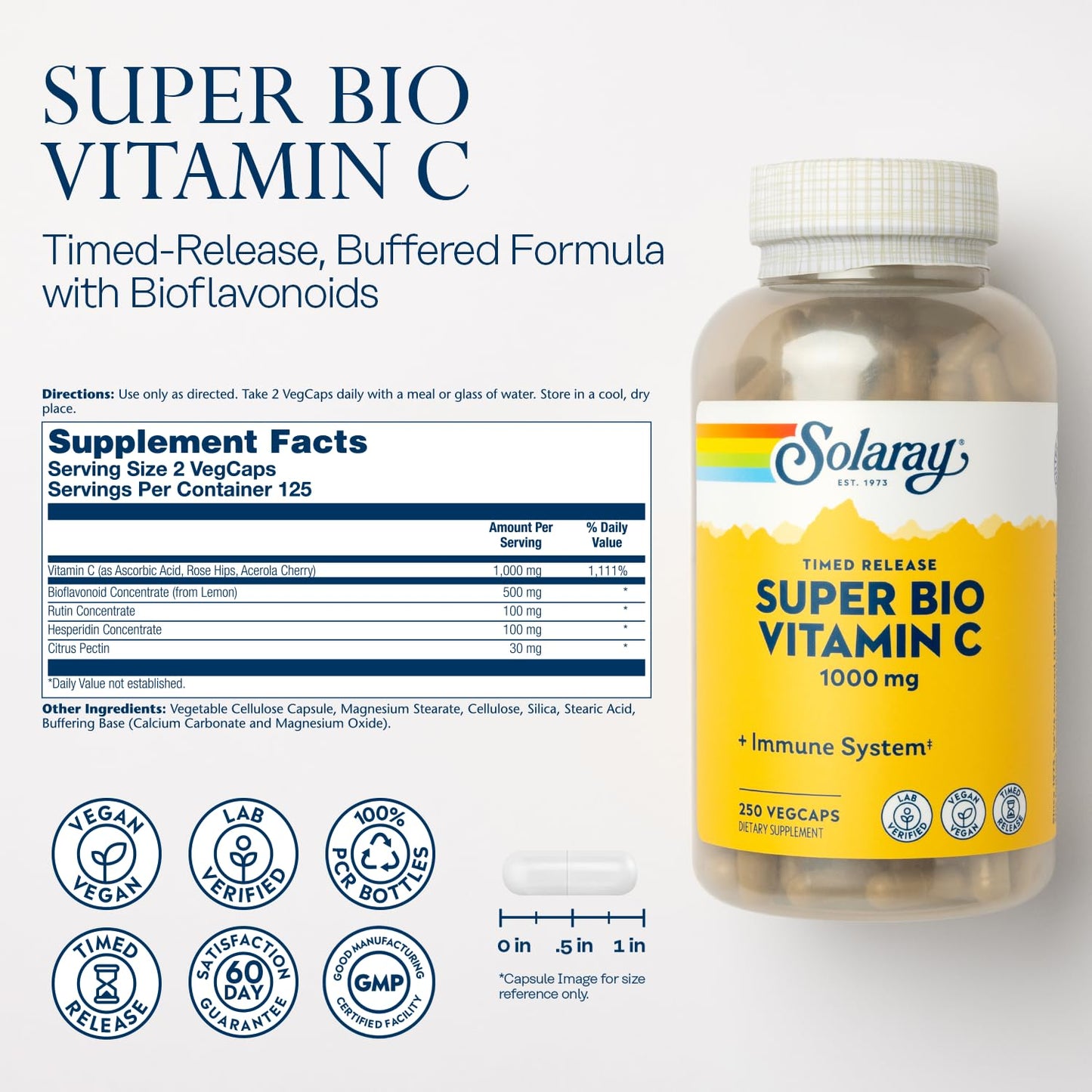 Super Bio C 1000 Mg 250 Capsules