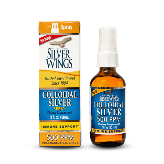 Colloidal Silver Spray 500ppm 2fl oz 38srv