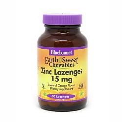 Zinc Lozenges Orange 15mg 60ct
