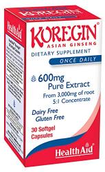 Koregin Asian Ginseng 600mg 30ct